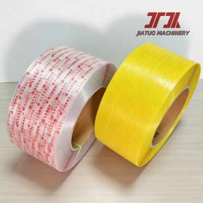 5-19mm Durable Embossed Yellow PP packing belt PP Strapping Band 6000M Length