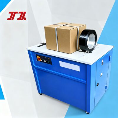 Box Carton PP Band Strapping Machine Semi Automatic Roller Table Strapping Machine