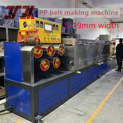 360-380kg/H Capacity Polypropylene PP Strap Production Machine With PLC Control