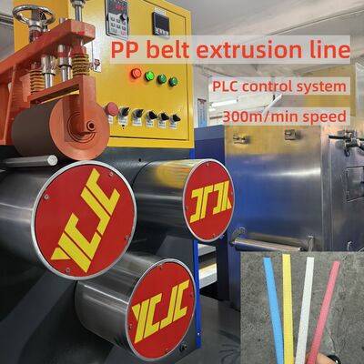 360-380kg/H Capacity Polypropylene PP Strap Production Machine With PLC Control