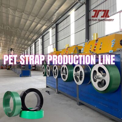 9-32mm Recycled PET Strap Production Line Use For Pallet Securing PET Band
