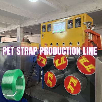 9-32mm Recycled PET Strap Production Line Use For Pallet Securing PET Band