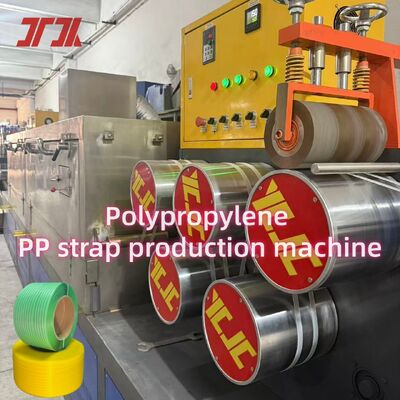 Twin Screw PP Strap Production Machine with 230-260Kg/h Capacity for Sandwich Straps Using PP Recycled Material