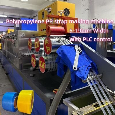 Plastic PP Polypropylene Strapping Making Machine 300kg/H Output 6 Straps High Speed 6 Straps 300kg/h PP Strap Making Ma