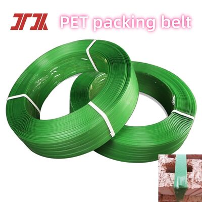 9-32mm Width PET Strapping Band with 350-1000kgf Tension Strength and Embossed Surface for Secure Packaging
