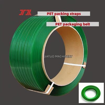 High-speed 19mm Green PET packaging straps PET packaging belt for Pneumatic strapping tool