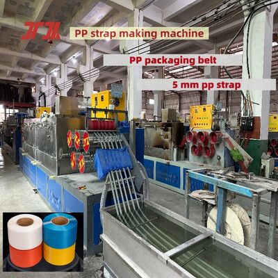 High Efficiency PP Packing Belt Machine PP Strap Production Line With Automatic Control