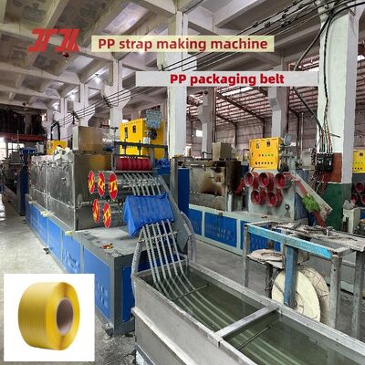High-speed PP plastic strapping machine 12mm PP strap making machine with PLC chinese control