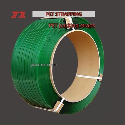 Automatic PET strapping 12mm PET packing belt for production of 100% PET bottle flakes or crushed materials