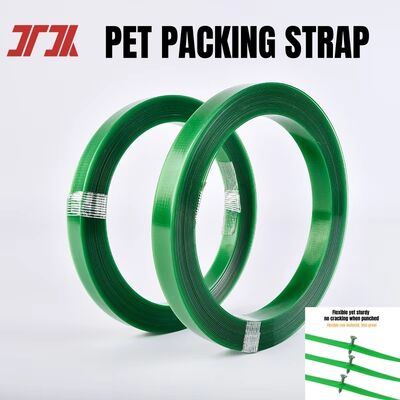 9-32mm Smooth Embossed Surface Pet Plastic Packaging Belt For Heavy Cargo Packing