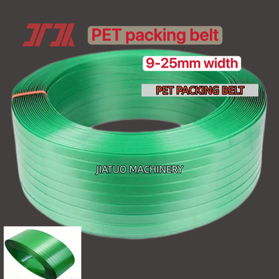 Green PET Packaging Strap Band  PET strapping PET packaging belt for Pneumatic strapping tools