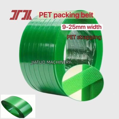 Green PET Packaging Strap Band  PET strapping PET packaging belt for Pneumatic strapping tools