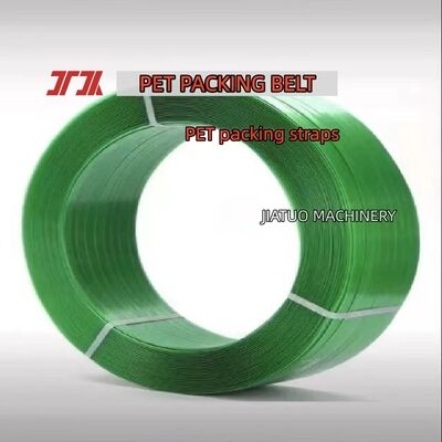 High-speed PET strapping 16mm green PET packaging belt for pneumatic strapping machines
