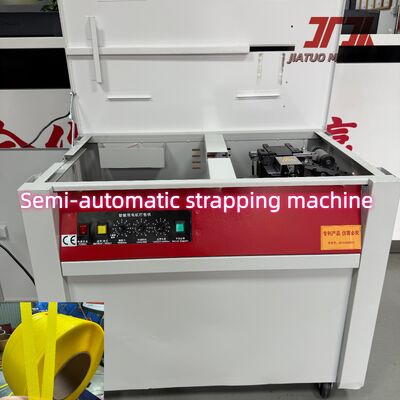 High Quality Semi-Automatic Strapping Machine with 60kgs Max Tension and 2.5seconds/channel Tying Speed Featuring Schneider Contactor