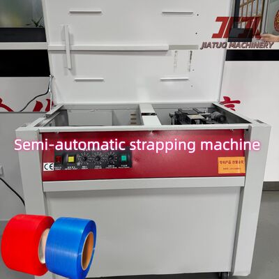 High Quality Semi-Automatic Strapping Machine with 60kgs Max Tension and 2.5seconds/channel Tying Speed Featuring Schneider Contactor