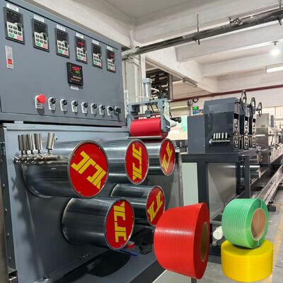 300kg/h Capacity PP Strap Making Machine with Automatic Screen Changer for 5-19mm Strapping Band