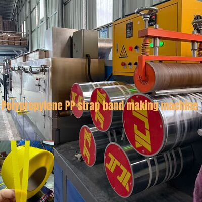 100% Polypropylene PP strapping production line PP strapping machine with automatic screen changer