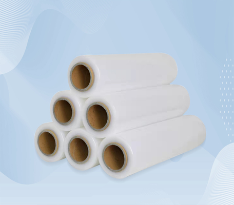 10-80 Micron Polyethylene PE Pallet Stretch Film 1500mm Width Moisture Proof