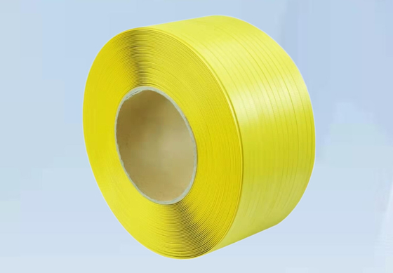 Green Embossed Pallet Strapping Belt Plastic PET Strap Belt For Packaging