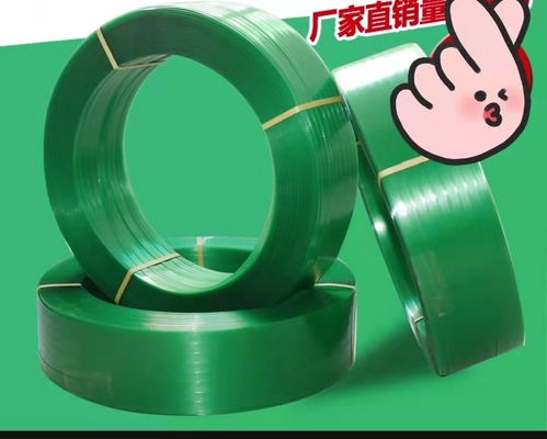 Green 1.27mm Poly Plastic Strap For Packing Pallet Bricks
