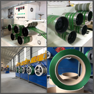 Plastic PP PET Strap Making Machine 5-19mm PP PET strapping production line PLC control system