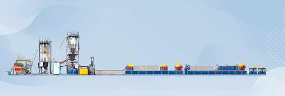 90mm Single Screw PET Strap Making Machine Double Output Making Machine