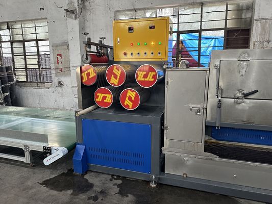 GUGAO Motor PP Strap Making Machine 100KW Power Consumption 0.4-1.2mm Strap Thickness