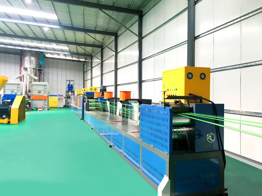 850KG tensile strength PET Strap Production Line with double station winder 210-250KG/H