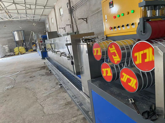 High Efficiency Recycled PP Strap Band Production Line 230 - 250 kgs/H with GUGAO Motor