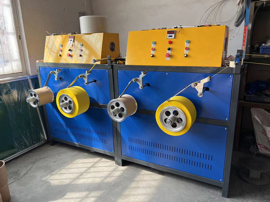 PP packing belt equipment, PP belt making machine, using GUGAO motor, double station winding machine