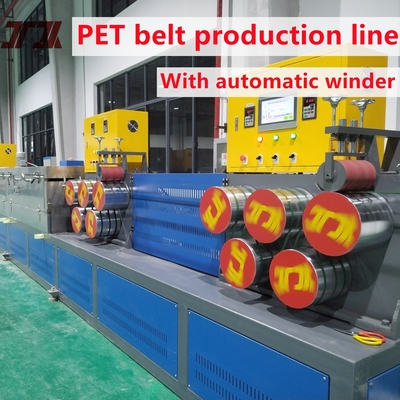 Efficiency PET Strap Making Machine For Making PET Straps From 100% Bottle Flakes