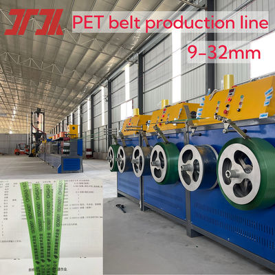 PET Strap Extrusion Line with 37KW GUGAO Main Motor and 5000L Pre-Drying Tower