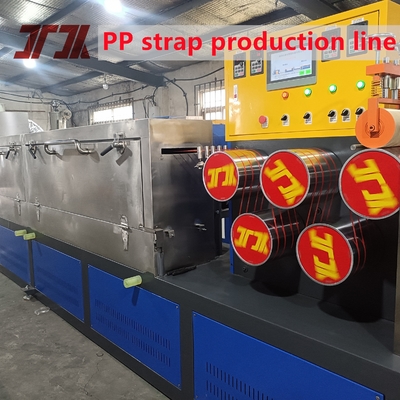 Automatic Winder PP Belt Extrusion Machine With PLC Control System For Whole Line