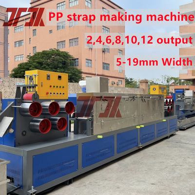 Energy Efficiency PP Packing Strap Extruder Production Line With Automated Operation 5-19mm