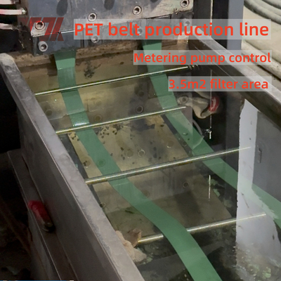 9-32mm Width Customized PET 3 Straps Output Making Machine With Large Extrusion 400kg/H