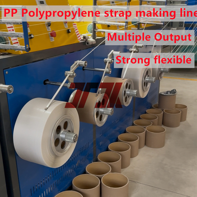 Fully Automatic Packing Machine 240kg/H Plastic PP Strap Making Machine 5-19mm Width Customized