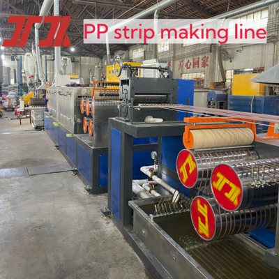 Fully Automatic PP Packing Strap Extrusion Making Machine with double screw make sandwich strap