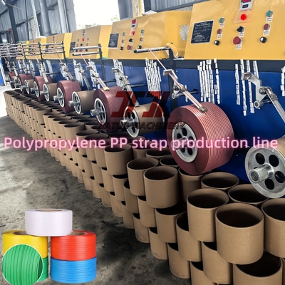 100% Recycled Material PP Strap making Machine 110mm Single Screw Diameter with PLC