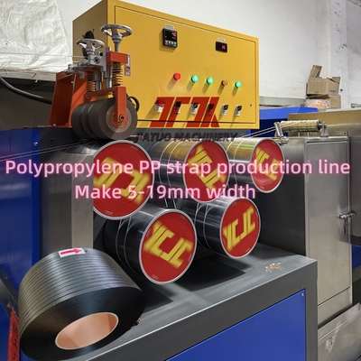 Customizable And Durable Pp Strap Making Machine With Single Double Screw 100% Recycled Material