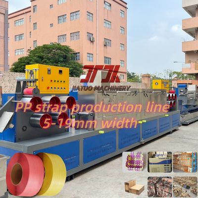 250-300m/min running speed PP strap production line with single double screw PLC control