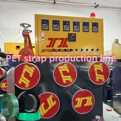 Automatic PET Strap Extrusion Line for Strap Width 5-19mm with Strap Tension >850kg