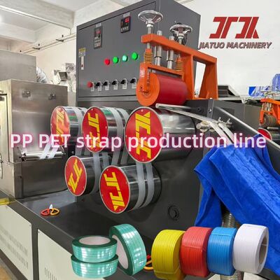 100kw Power PET Packing Strap Extruder Polyester Strap Making Machine With 100CC Melt Pump