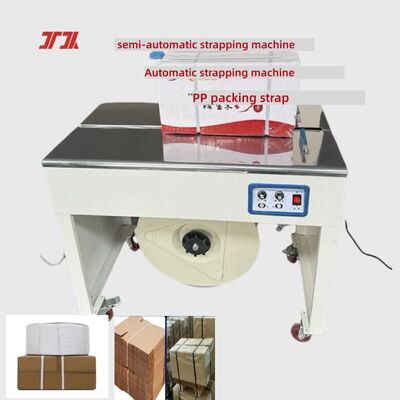 High-Speed ​​Semi-Automatic Strapping Machine PP Strap Automatic Bundling Machine with DC Motor Drive