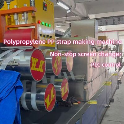 Single/double Screw PP Packing Belt Production Line Make Sandwich Strapping