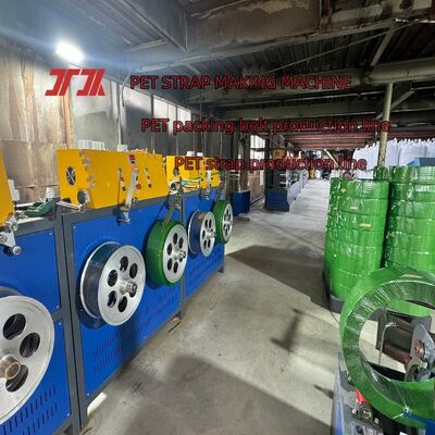 9-25mm PET Strap Making Machine PET packing belt production line with 100% PET Bottle Flakes