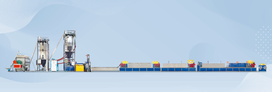 200kw PET Strapping Roll Manufacturing Machine