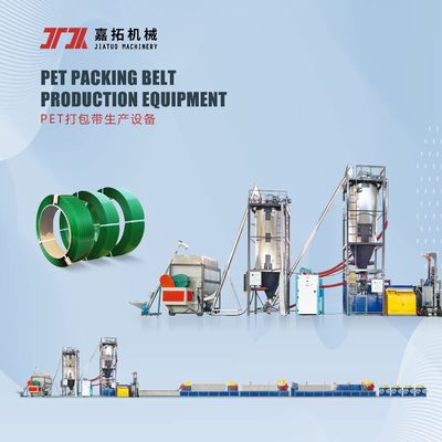 Green Pink 0.6-1.2mm PP Pet Strap Manufacturing Machine Extrusion Line