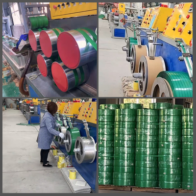 110mm Single Screw PET Strap Extrusion Line With PLC Control And Automatic Winder