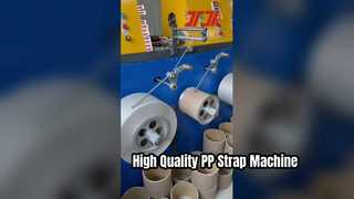 5-19mm PP strap making machine with PLC control and non-stop screen changer